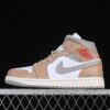 AJ 1 Mid ‘Rattan White College Grey’ DQ8426-200 AJ 1 Mid ‘Rattan White College Grey’ DQ8426-200
