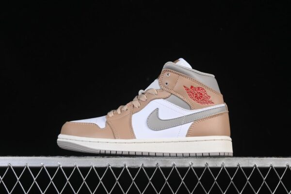 AJ 1 Mid ‘Rattan White College Grey’ DQ8426-200 AJ 1 Mid ‘Rattan White College Grey’ DQ8426-200