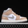 AJ 1 Mid ‘Rattan White College Grey’ DQ8426-200 AJ 1 Mid ‘Rattan White College Grey’ DQ8426-200