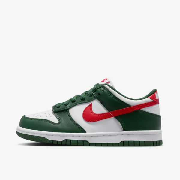 Nike Dunk Low ‘Gorge Green / Team Red’ FB7160-161