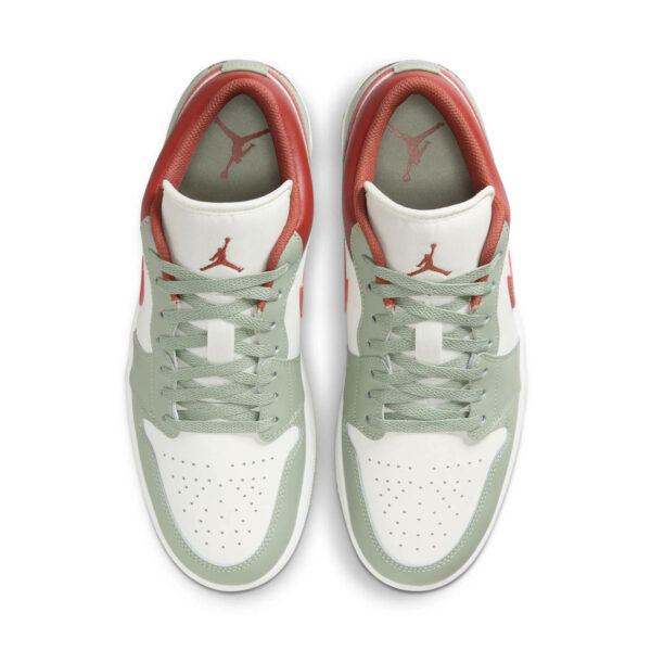 AJ 1 Low ‘Jade Horizon & Redstone’ 553558-133 AJ 1 Low ‘Jade Horizon & Redstone’ 553558-133