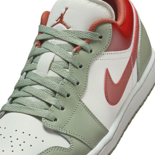 AJ 1 Low ‘Jade Horizon & Redstone’ 553558-133 AJ 1 Low ‘Jade Horizon & Redstone’ 553558-133