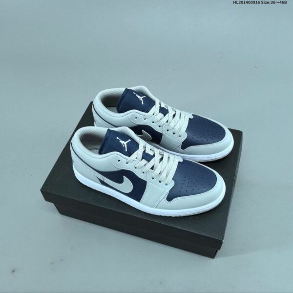 AJ 1 Low ‘Tech Grey College Navy’ 553558-058